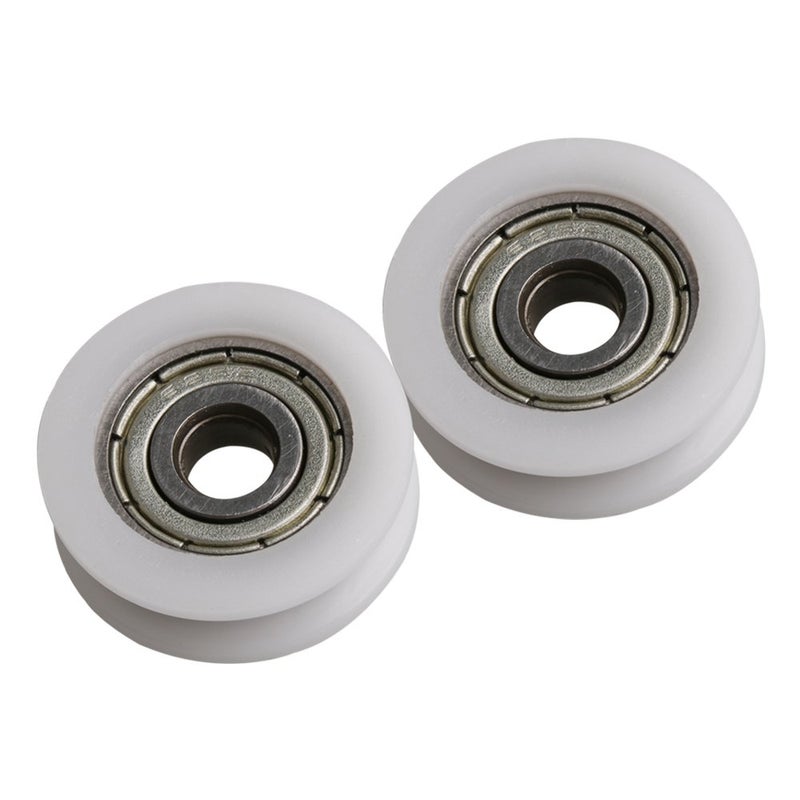 CNBTR U-Groove Pulley Wheel with Steel Bearing 4mm Width 1.6mm Depth for Max-Load 67kg Pack of 4 - Image 2